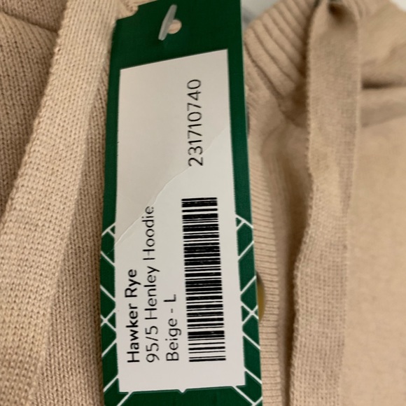 Hawker Rye 95/5 Henley Hoodie - Picture 2 of 4